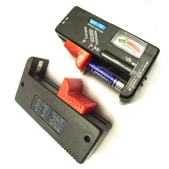 Univerzalni BT168 Digitalni Tester za Baterije Volt Checker Za AA AAA 9V Gumb Več Velikosti Baterije Napetost Merilnika Tester Orodja
