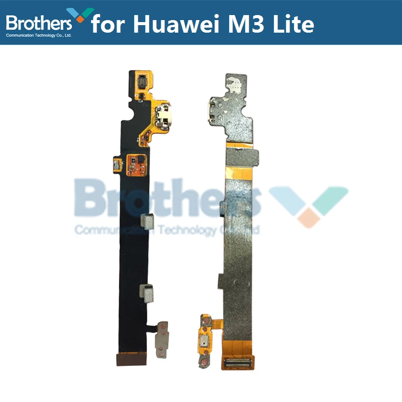 Polnjenje prek kabla USB Flex Kabel Za Huawei M3 Lite Polnjenje Dock Priključek Za Huawei MediaPad M3 Lite Polnilnik Odbor Flex Kabel Preizkušen
