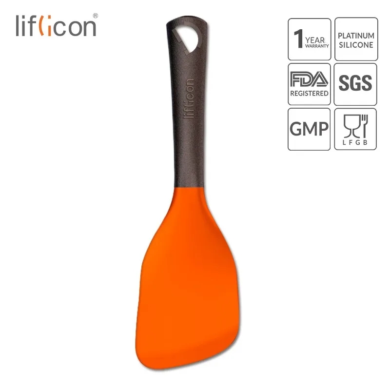 Liflicon Silikona, kuhinjske posode pripomočki Nonstick orodja lopatico turner zajemalko, skimmer, riž veslo za kuhanje
