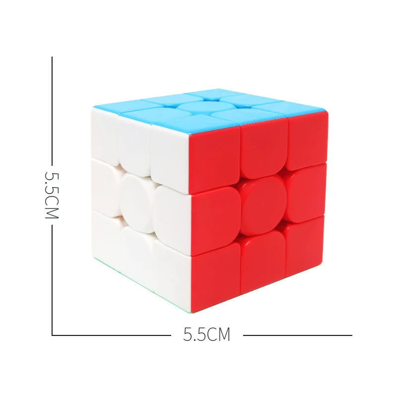 Vroče Prodaje 3x3x3 Moyu Magic Cube Brezplačno Nalepke Nemoteno Hitrost Pisane Kocke trg Puzzle Darila Izobraževalne Igrače za Otroke, Odrasle
