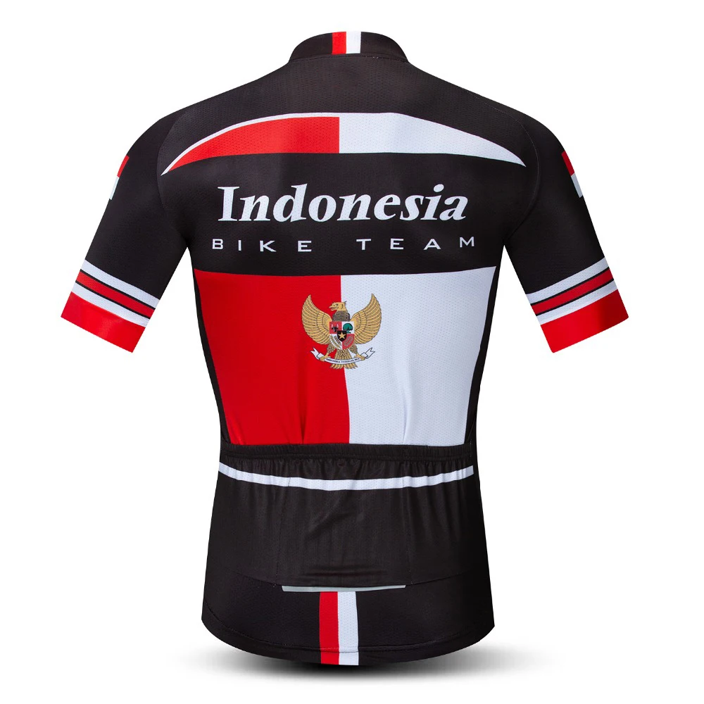 Indonezija 2020 Moške poletne kolesarske ekipe kratka sleeved kolo Cestno Gorska Dirka Oblačila