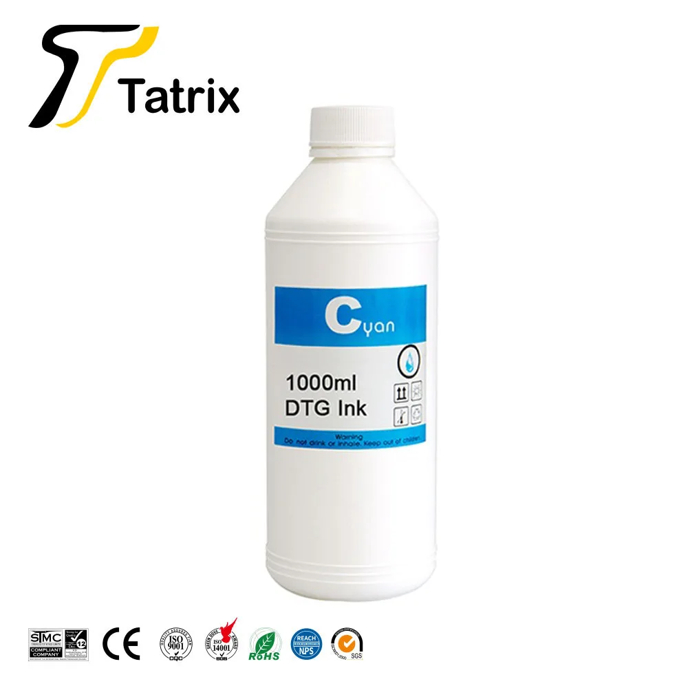 Tatrix Digitalni Premium DTG Digitalni Tekstilni White Pigment Črnilo za Epson L800 L805 L1800 R1900 F2000 1390 DX5 DX7 DTG Tiskalnik