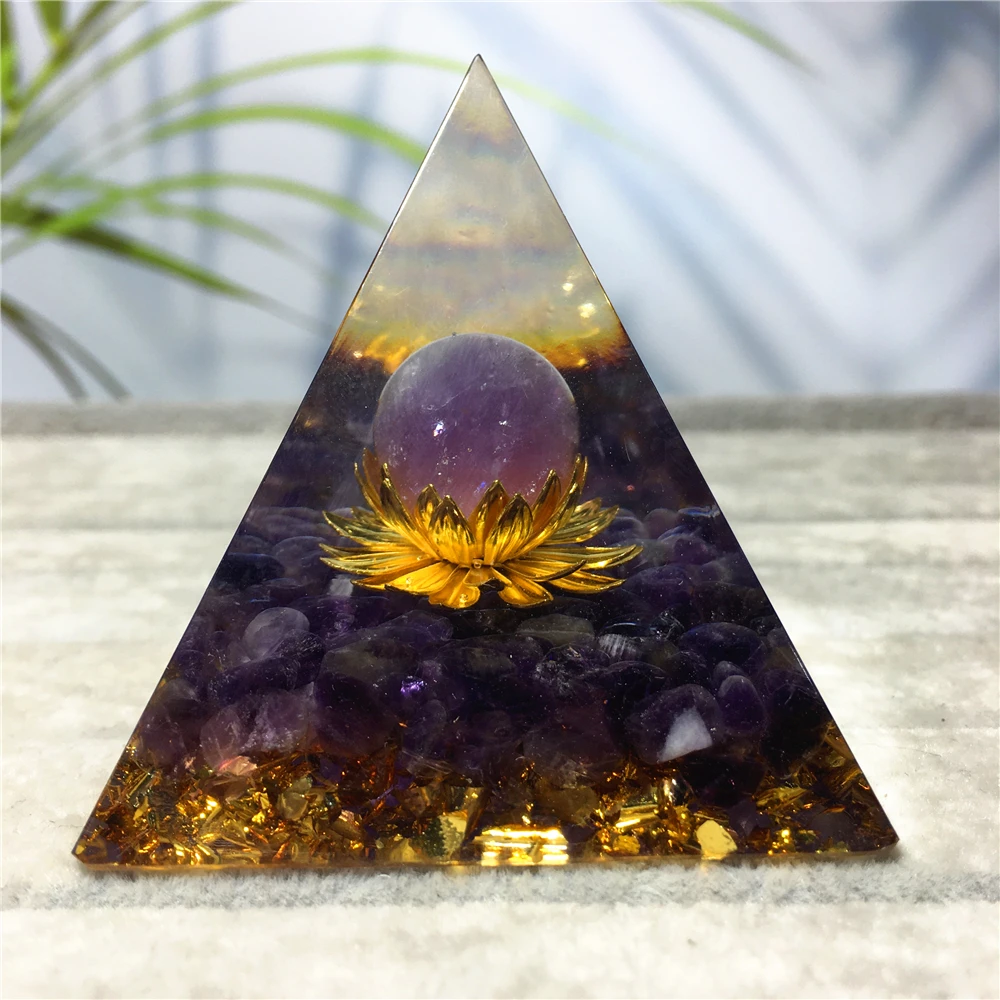 6 cm Orgonite Piramida Muladhara Naravnega Kamna Kristalno Reiki Pomaga Smolo Sedem Čakro Energije Vedeževanje Joga Meditacija Dekor