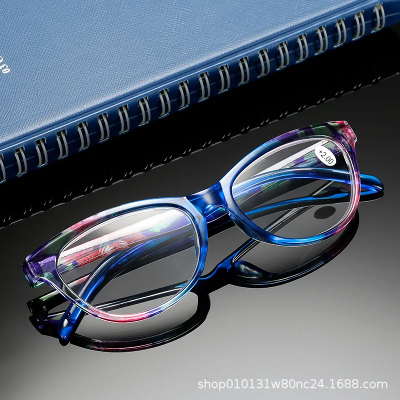 Anti-modra Svetloba Progresivna Multifokalna Obravnavi Očala Ženske Moški Klasični Oversize Okvir Presbyopic Očala z +1.0 +4.0