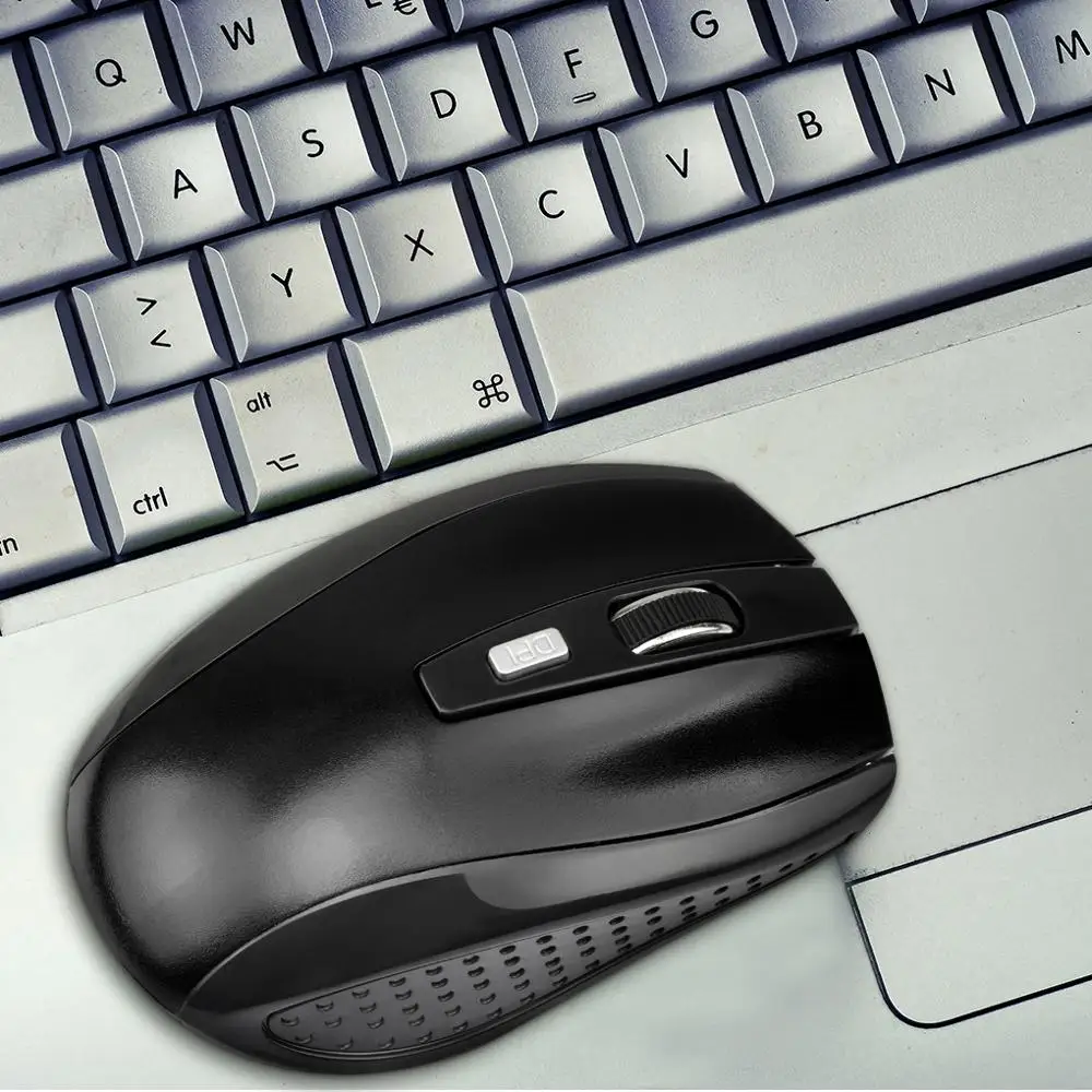 Nastavljiv DPI Miško 2,4 GHz Wireless Mouse 6 Gumbi, Optična Gaming Miška Igralec Brezžični Miši z USB Sprejemnik za PC Računalnik