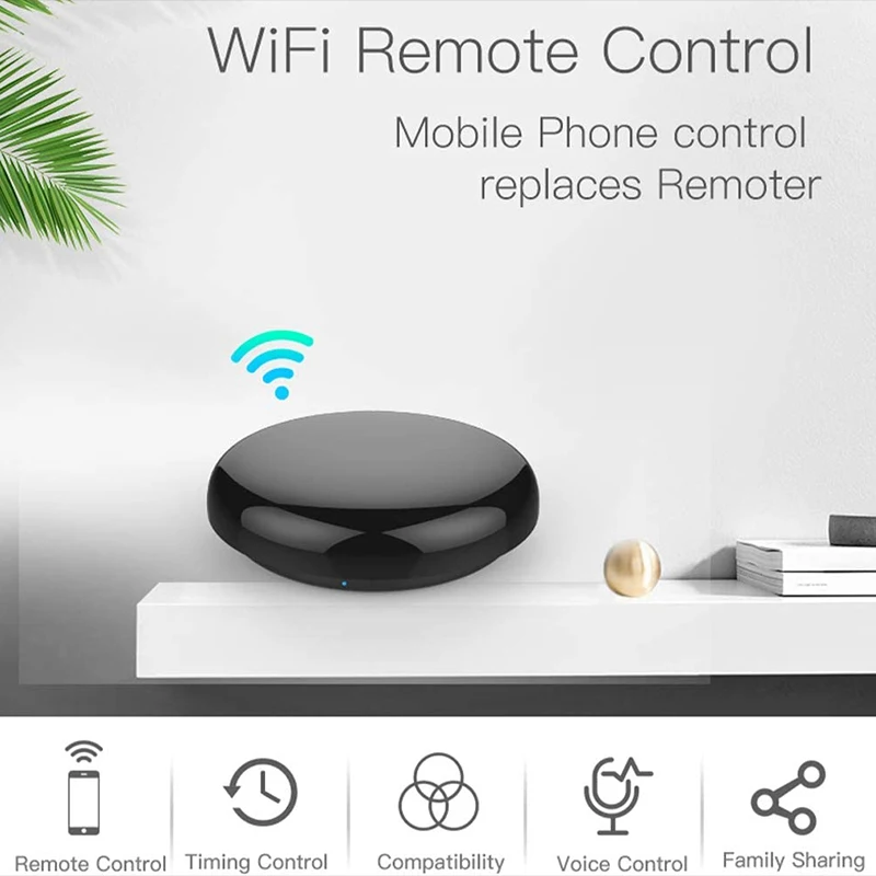 Smart WiFi IR Daljinski upravljalnik Infrardeči Daljinski upravljalnik Tuya Smartlife APP za Nadzor Zračnega TV Box,Delo z Google Doma Alexa