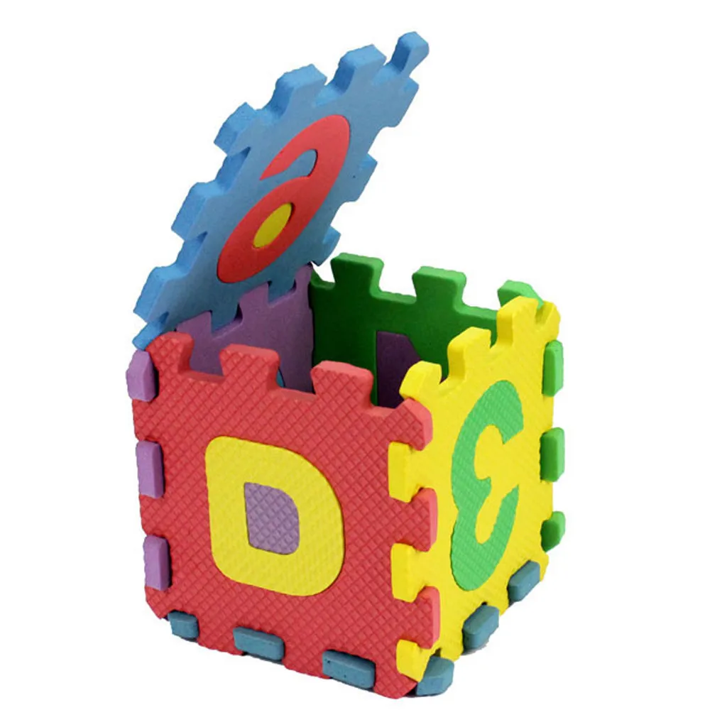 36pcs Otroka, Otroški Mini Število Abeceda Puzzle Pena Matematika Izobraževalna Igrača Darilo Mehka Mat Puzzle Začetku Izobraževalne Igrače Za Otroke