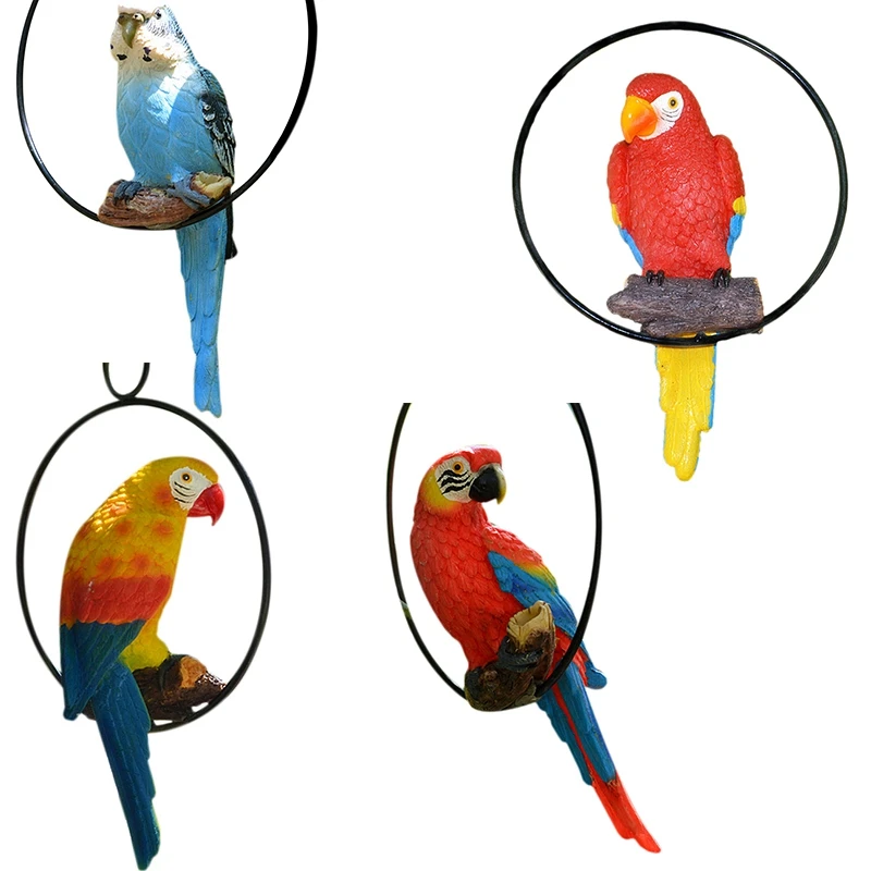 Simulacija Smolo Papiga Doma Dekoracijo Obrti Ustvarjalne Živali Bird Model Vrt in Poročni Dekoracijo Darilo