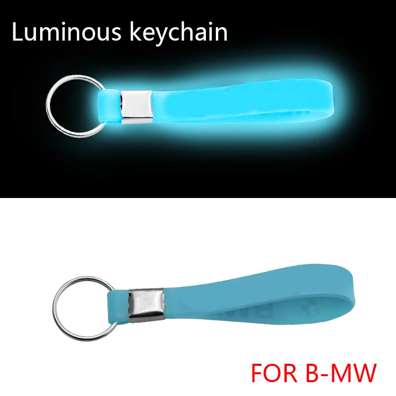 Avto Svetlobna keychain Za bmw M F10 F20 F25 F30 F31 E30 E36 E39 E87 E60 E46 E90 E92 X1 X3 X5 E53 key ring wristlet keychain