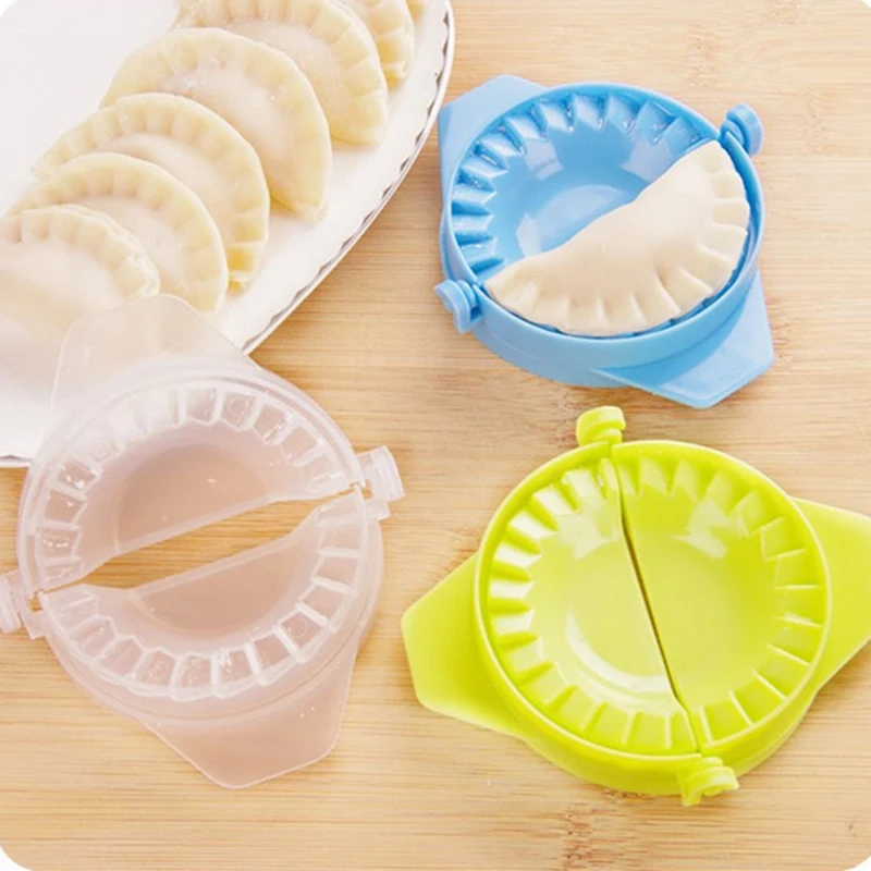 Plastični Cmok Plesni Kitajsko Hrano Jiaozi Maker Testo Pritisnite Cmok Pie Ravioli Roko Plesni Kuhinja Ustvarjalna Orodja DIY