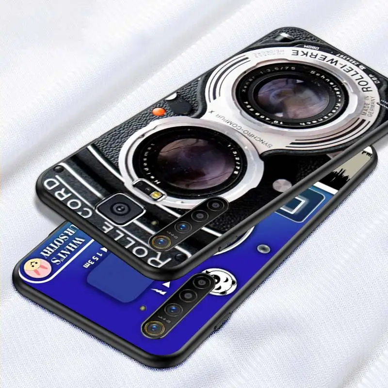 Smešno Fotoaparat Retro Trak za NASPROTNEGA Reno 2 Z 2Z 2F 3 4 Pro 4G 5G ACE 10-kratni ZOOM F7 A5 A9 2020 Silikonski Mehko Črno Primeru Telefon