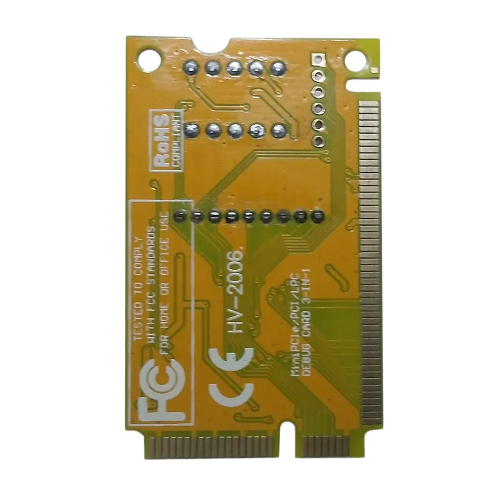 3 v 1 reža za kartico Mini PCI-E LPC PC Analyzer Tester POST Kartico Test Za Notebook Laptop Šestnajstiških Znakov v Prikaznem Visoko Stabilnost