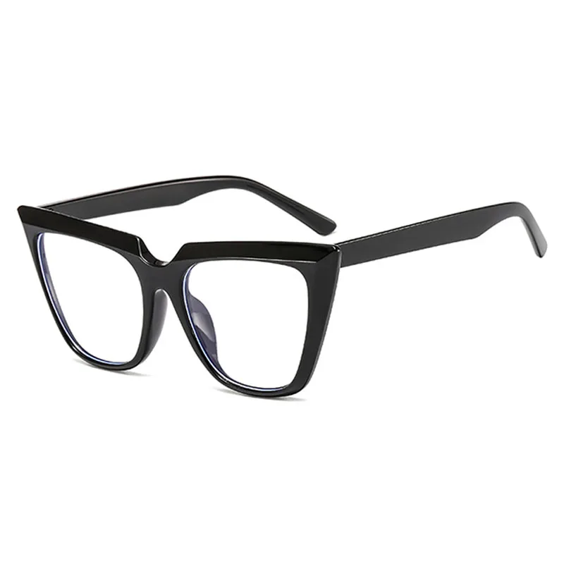 Mačka Oči Očala Okvirji Ženske Moški Računalnik Clear Stekla Optičnega Modra Svetloba Blokiranje Igralna Očala Očala Gafas luz azul