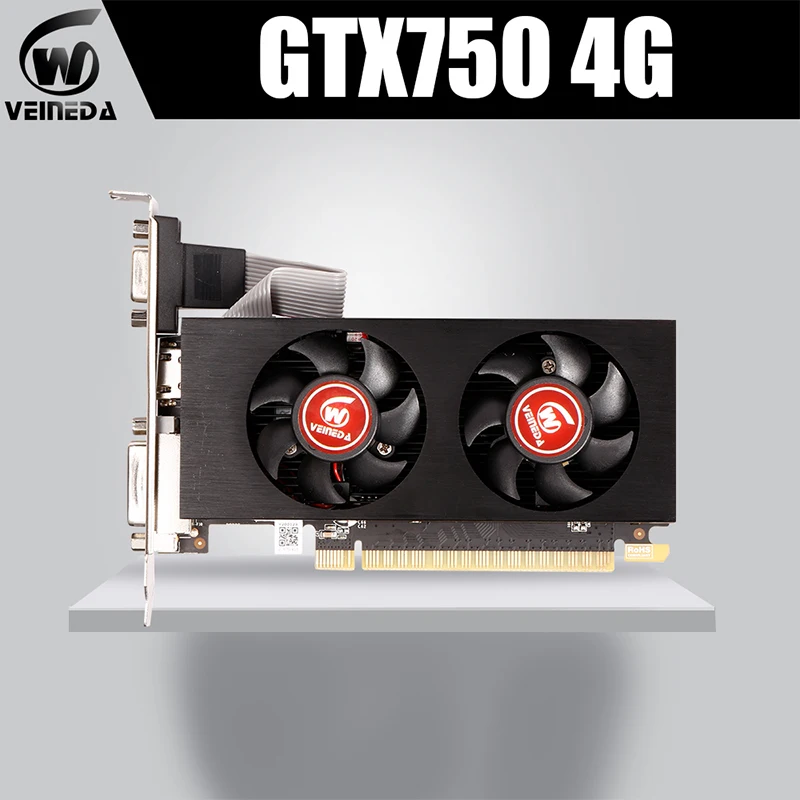 GTX 750 4 GB Grafična Kartica 128Bit GDDR5 Video Kartice VGA Kartice gtx750 4g Za nVIDIA Geforce Igre