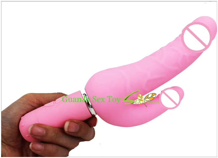 30 hitrosti vibracij dvojni dildo, vibrator močne vibracije za ženske masturbator doulbe dildo za vagina in analni seks igrače