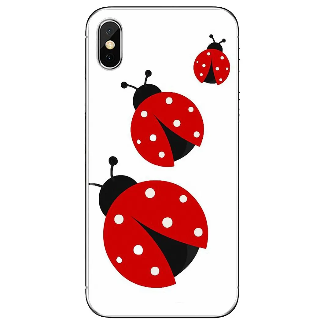 Lady bug, Ladybug pikapolonica Vzorec Art Modeli so Silikonski Primeru Telefon Za Xiaomi mi Redmi Opomba 3 4 4 5 6 7 8 8t 9 9s 9t 10 pro lite