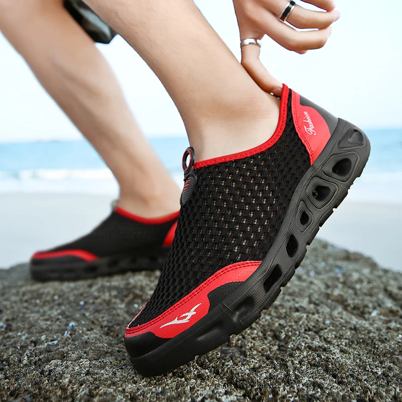 Moški Ženske Quick-Dry Prebijanje Čevlji Vode Čevlji Dihanje AquaIn Nabavnih Antiskid Športih Na Prostem Wearproof Plaži Superge 39-46