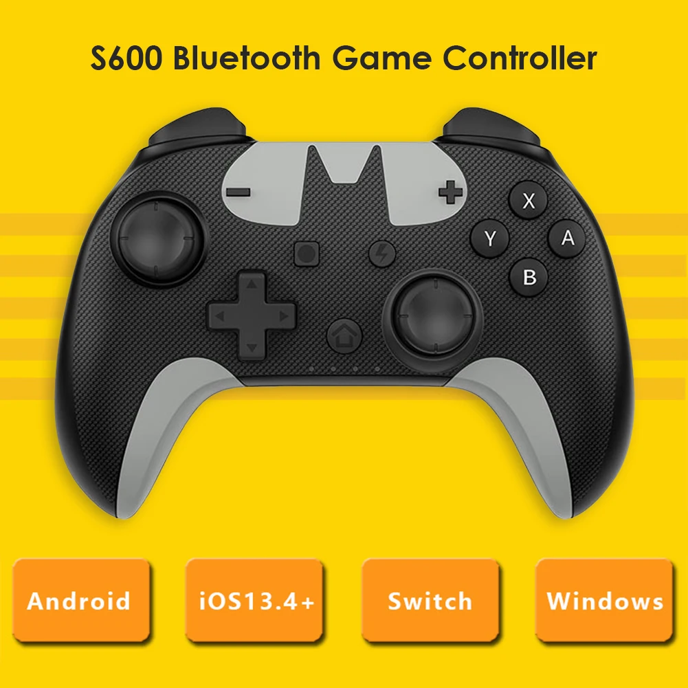 Za Nintendo Stikalo Pro Krmilnik Bluetooth Brezžični Krmilnik za Igre Wired Gamepad za iPhone, Telefon Android PC S600