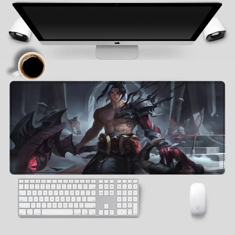 Zaklepanje Rob League of Legends Kayn Gaming Mouse Pad Gamer Tipkovnice Maus Pad Desk Miško Mat Igre Pribor Za Overwatch