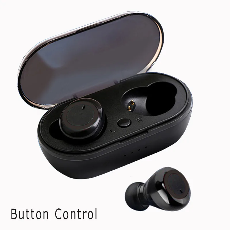 YAMIZOO Y50 bluetooth slušalke 5.0 TWS Brezžični Headphons slušalke Čepkov Stereo Gaming Slušalke Z Polnjenjem Polje za telefon