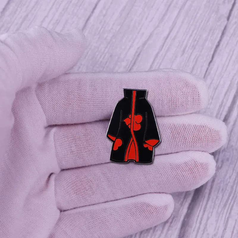 Moda Anime Narutos River Pin Plašč Značko