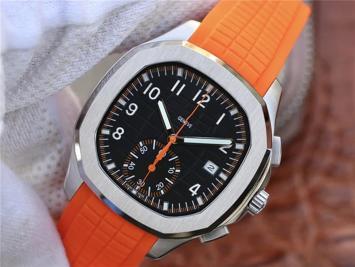 Moški Gledajo Automatic Mehanski Kronograf Pazi Za Moške 5968A-001 Gume Traku Luksuzni Watch AAA 1:1 Replika Watch