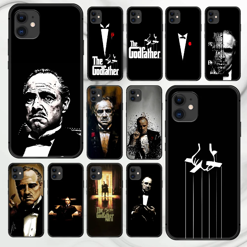 Boter Don Corleone Telefon Primeru Zajema Trup Za iphone 5 5s se 2020 6 6s 7 8 12 mini plus X XS XR 11 PRO MAX black Coque