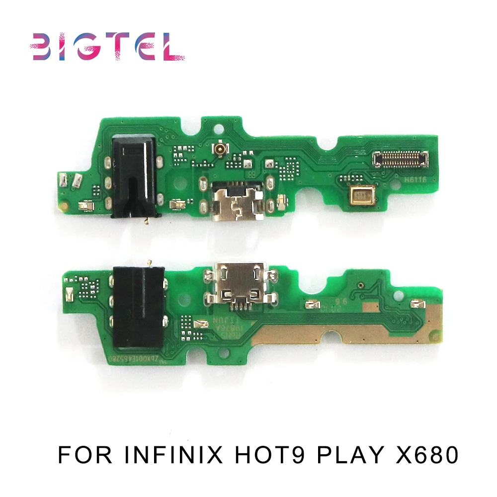 5 Kos/Veliko Original Za Infinix Hot9 Igrajo X680 Polnjenje prek kabla USB Priključek Odbor Deli Flex Kabel Mikrofon Mic