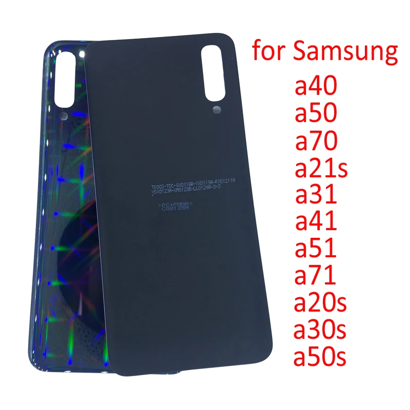 Nov Stanovanjski Zadnji Pokrovček Za Samsung A40 A50 A70 A21S A31 A41 Original Telefon Zadnje Plošče Ohišje Za Samsung A51 A71 A20S A30S A50S
