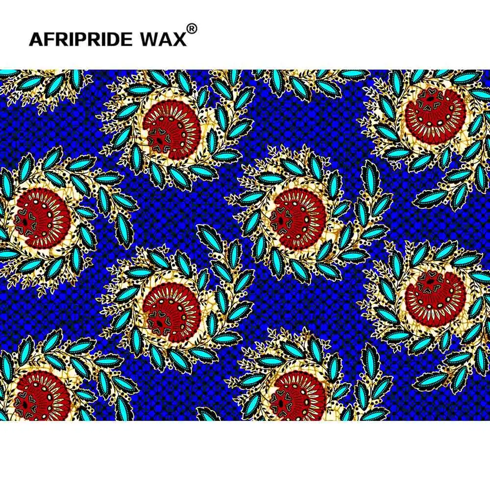 Afriške ankara tkanine visoke kakovosti na debelo afriške cvet bombaž pravi vosek brocade tkanine za oblačila A18F0661