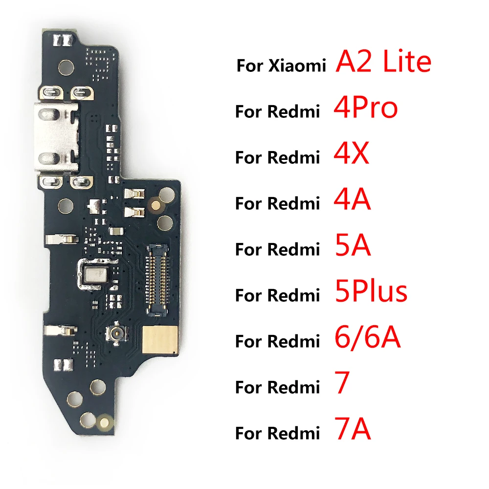 Za Xiaomi Redmi 5 7 9 4A 4X 4 Pro 5A 5 Plus 6 6A 7A 8 8A 9A 9C 9T A2 Lite K30 4G K30 5G Kopijo Polnjenje prek kabla USB Priključek Odbor