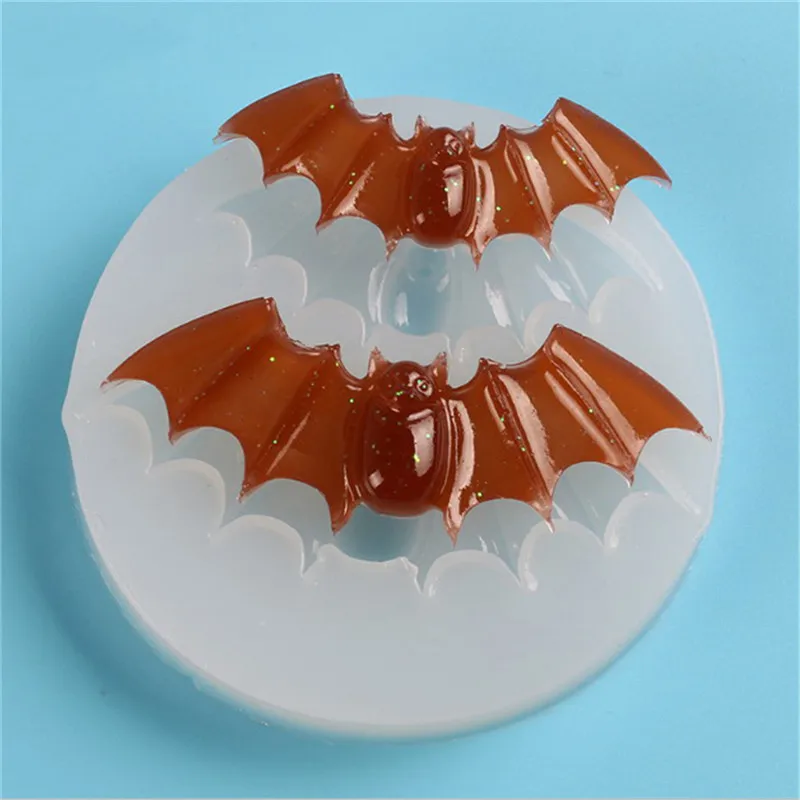 Halloween Bat Oblikovane Silikonske Torto Plesni Kuhinja Peko Plesni Sladkorja Obrti Fondat Torto Orodja Torto Dekoracijo Plesni