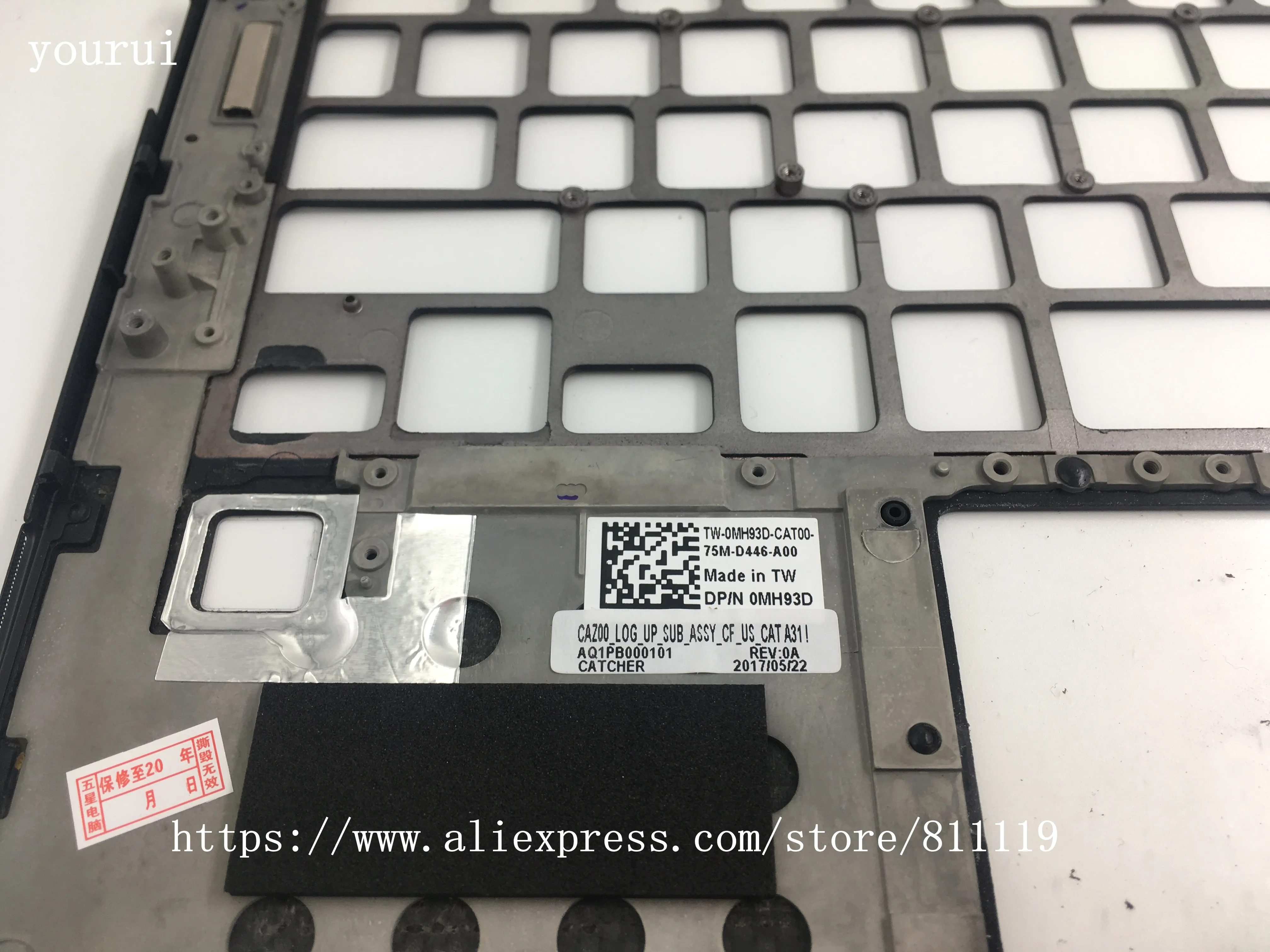 Novi originalni Laptop Zamenjava NAS podpori za dlani Zgornji Pokrov Primeru Za XPS 13 9350 XPS13 9360 S čitalcem prstnih luknjo MH93D 0MH93D