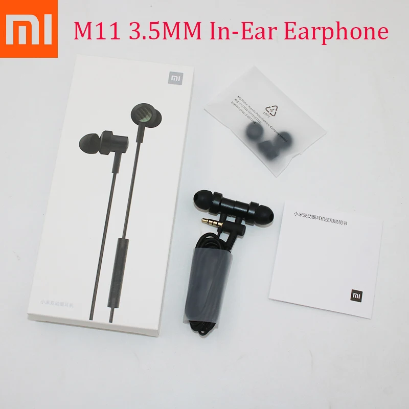 M11 3,5 MM Batni Slušalke Žične Nadzor Z Mikrofonom in-Ear Slušalke Za Xiaomi Mi 10 Lite Redmi Opomba 7 8 9 Pro 9T 9S 8T 6X 5A