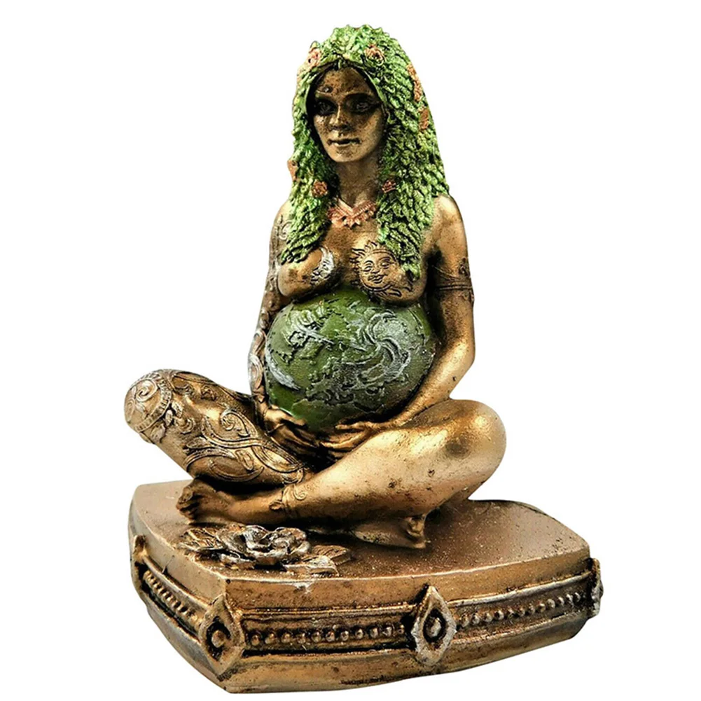 Mati Zemlja Umetnosti Kip Smolo Zemlja Mati Figur Vrt Ornament Kip Figur materinski Dan na Prostem, Kiparstvo Obrti Namizje