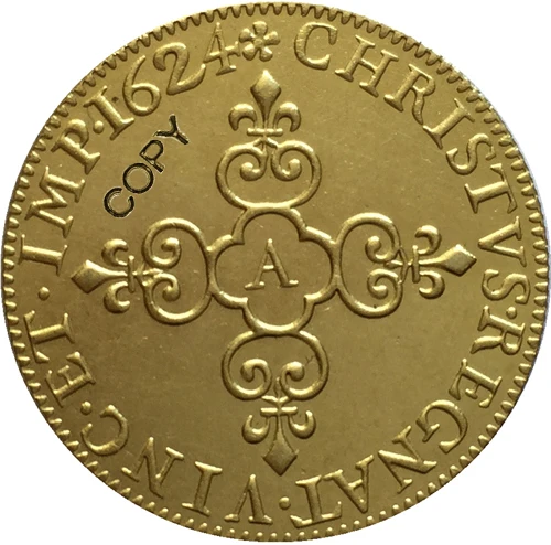 Francija Louis XIII KOVANEC 1620-1643 drug Datum, 24 KOVANCEV IZVOD