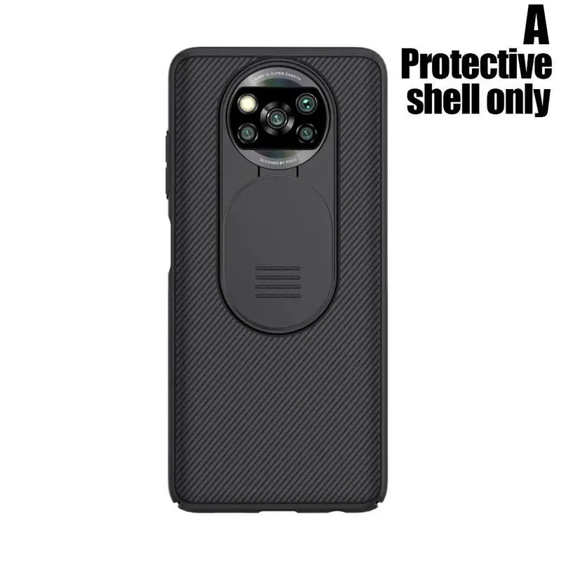 Za Xiaomi Poco X3 NFC Poco X3 ProSlide Pokrovček Objektiva Kamere Varstvo Slim Nazaj Primeru Potisnite Zaščito Kritje Cam Ščit Zadnji Pokrovček