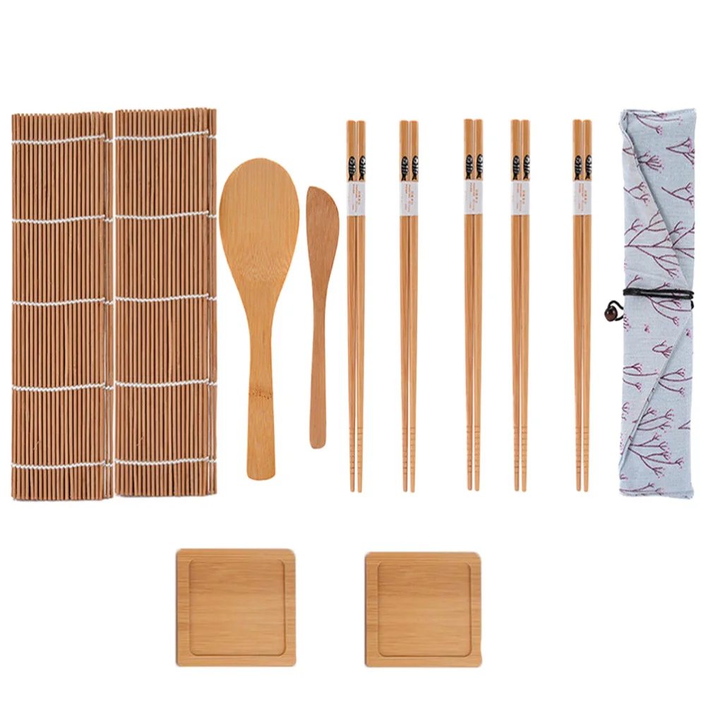1 Nastavite Suši Maker Kit Bambusa Sushi Kit, Sushi, Izdelavo Orodij za Domov DIY Suši