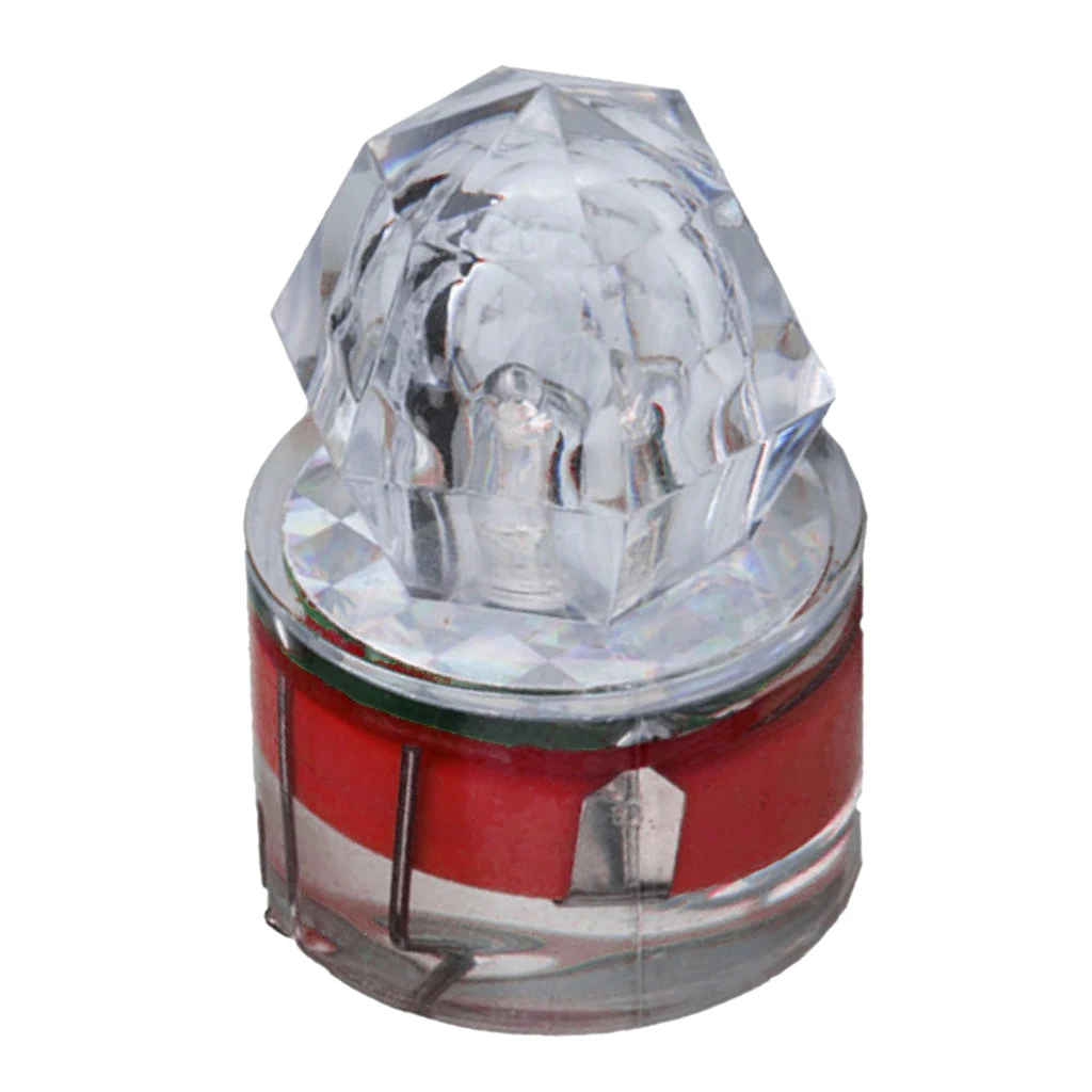 Trajno Globoko Drop Ribolov LED Svetloba Podvodno Diamantno Obliko Nepremočljiva Utripa Vabe Vaba Lignji Privlačne Finder