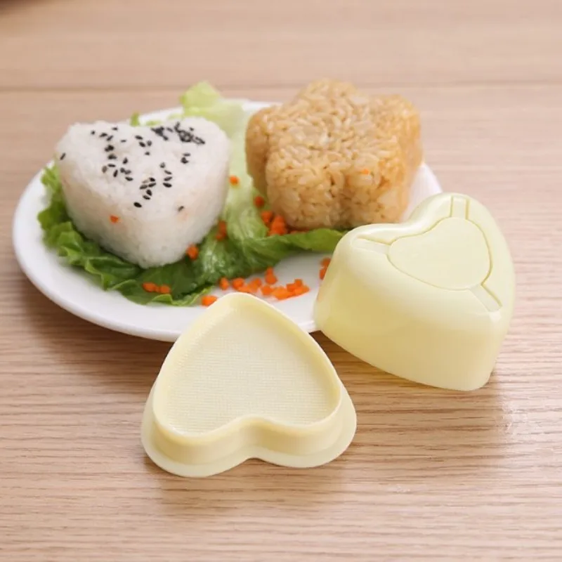 3pcs/set Diy Suši Plesni Onigiri Riž Žogo Hrane Pritisnite Srce Oblika Suši Maker Plesni Suši Japonski Kuhinji Bento Pribor U3