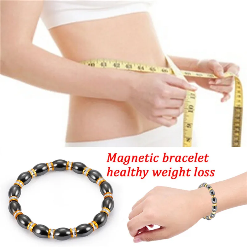 Magnetna Zapestnica Bangle Kroglice Hematit Stone Terapija Zdravstvenega Varstva Žensk Nakit