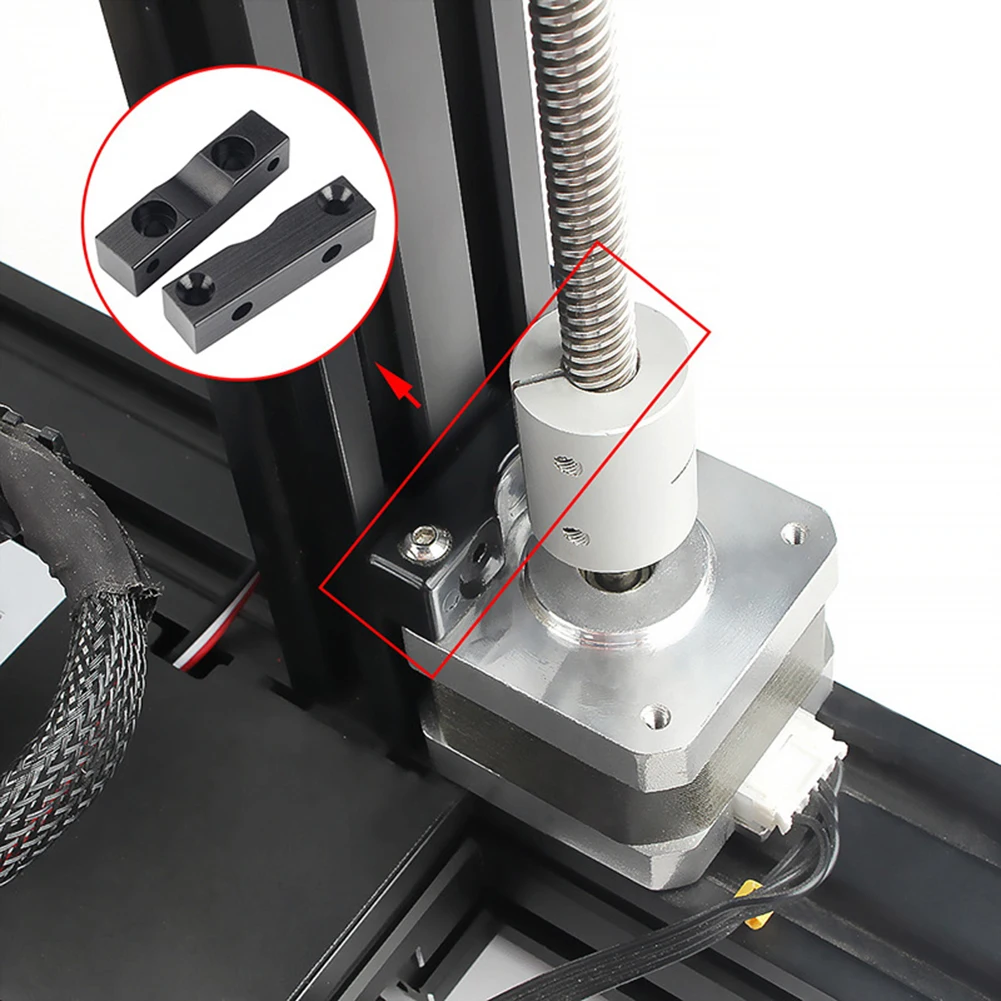 3D Tiskalnik za Nadgradnjo Deli Z Osi Koračnih Motorja Mount Blok Aluminijevega Oksida za Edaja 3/ Edaja 3 Pro/CR-10 Serije Upgrade Kit