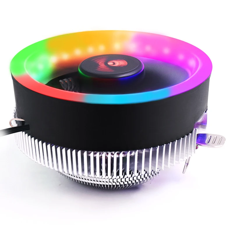COOLMOON AMD Q2 Radiator Namizni Računalnik 3Pin CPU Radiator Izključi Ventilator Barva Svetilnosti Splošno CPU Kul Fan