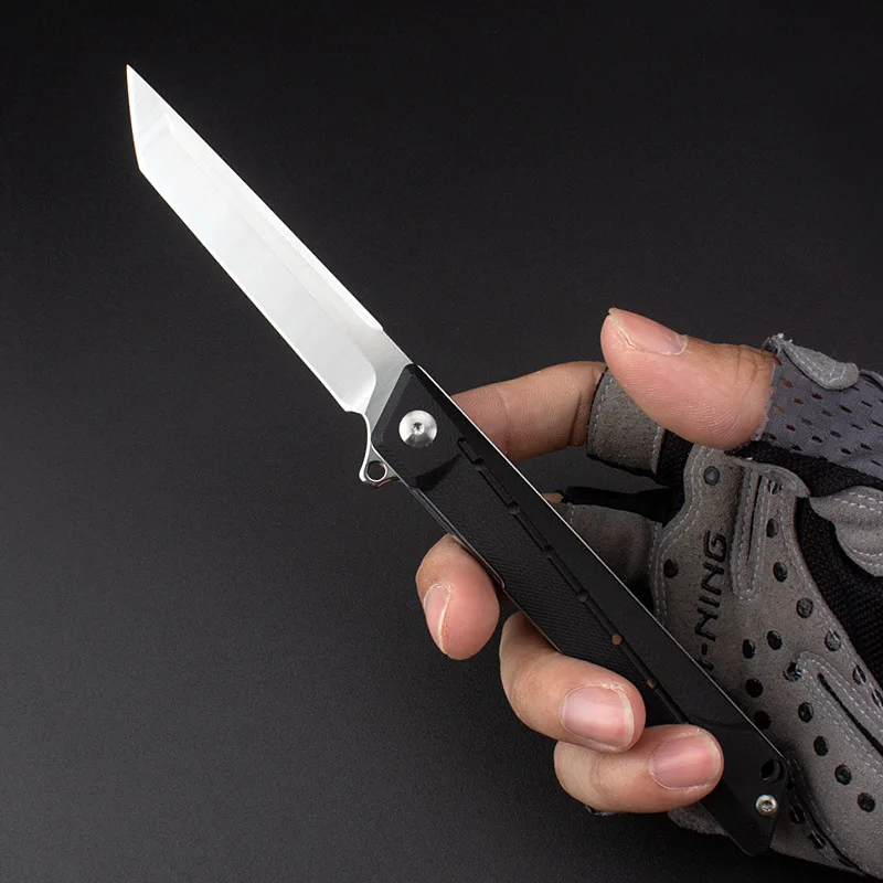 Žep Folding Nož Trajno Non-Slip G-10 Ročaj D2 Jekla Rezilo Taktično Survival Nož Prostem Lovski Nož EOS Multi Orodje