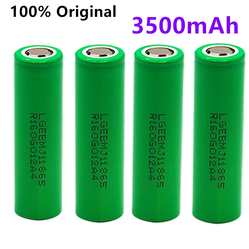 Prvotne MJ1 3,7 V 3500 mah Litij-18650 Polnilna Baterija Za Svetilko baterij 18650 LG MJ1 3500mah baterije