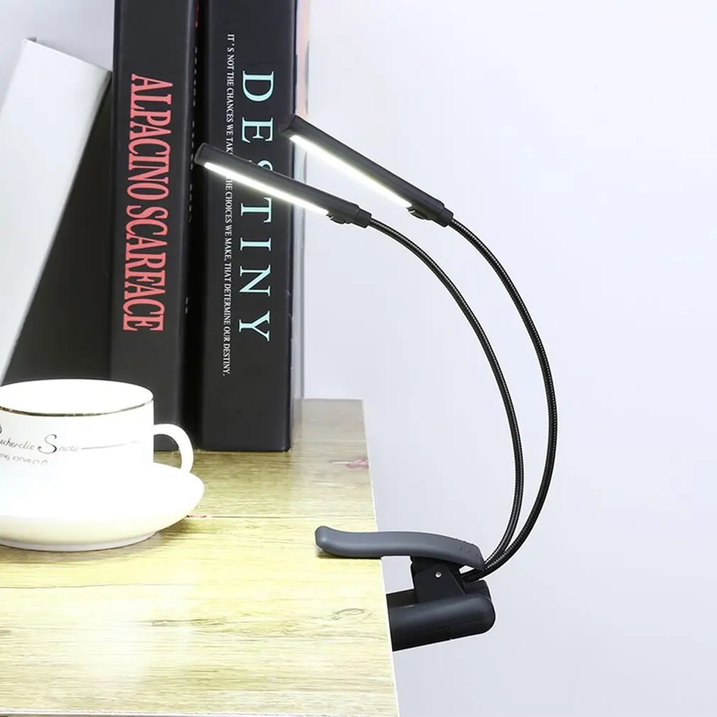 Polnilna LED USB Knjigo, Branje Svetlobe Lahka, Prilagodljiva Knjiga Žarnice Dimmer Posnetek Tabela Namizne Svetilke Prenosne Posnetek Svetlobe
