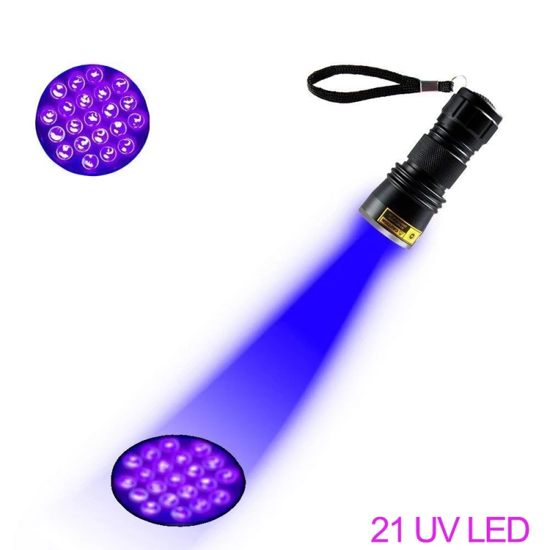 21 12 LED LED 395-400nm UV Svetilke UV Svetilko Ultravijolično Svetlobo Črno Svetilka UV Svetilka UV Preverite Luči