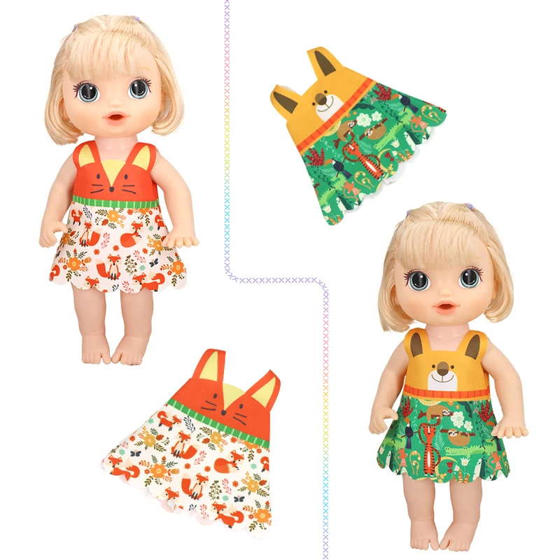 30 cm Mini Baby Doll Obleke, Kombinezoni, Hranjenje Pribor 12 Inch Silikonske Gume Lutka Obleko Baby Dekle Darila