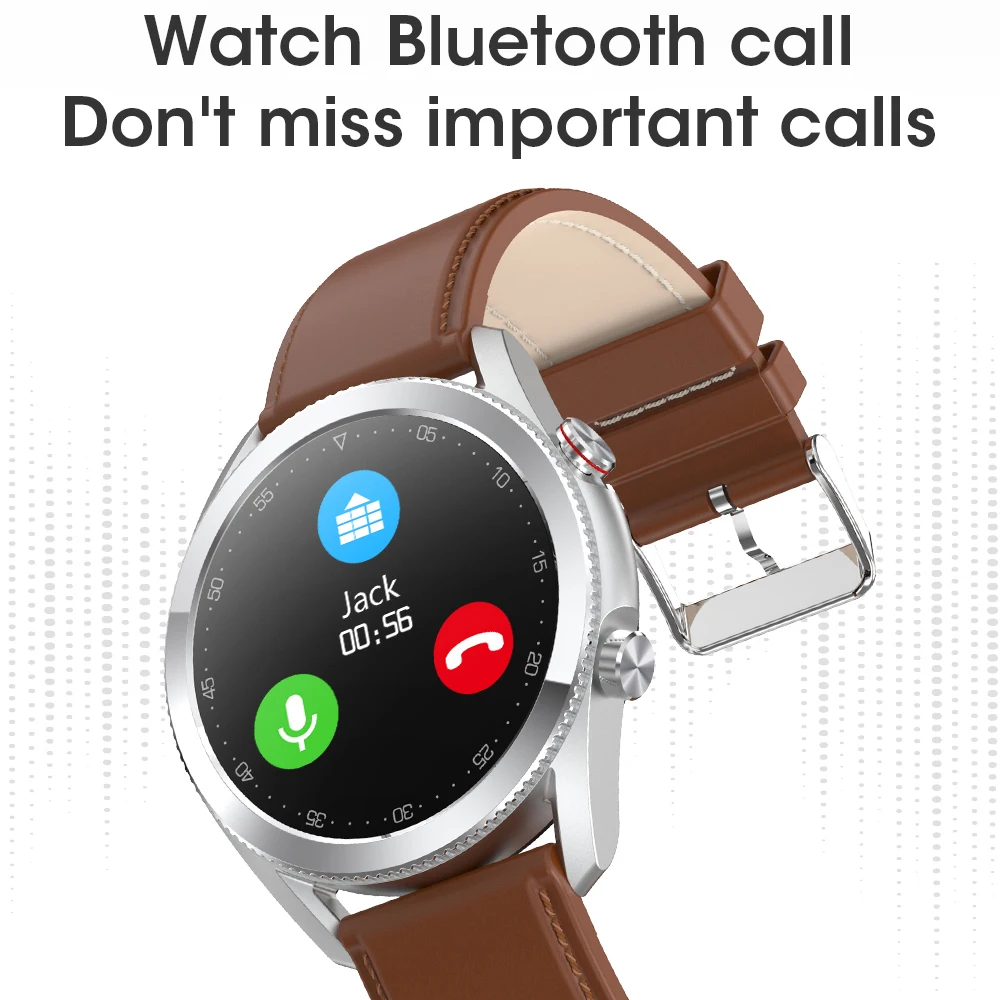 L19 Pametno Gledati Bluetooth Klic IP68 Vodotesen Poslovnih Moških Smartwatch za Huawei Samsung Prestavi EKG Monitor Srčnega utripa Watch 2021