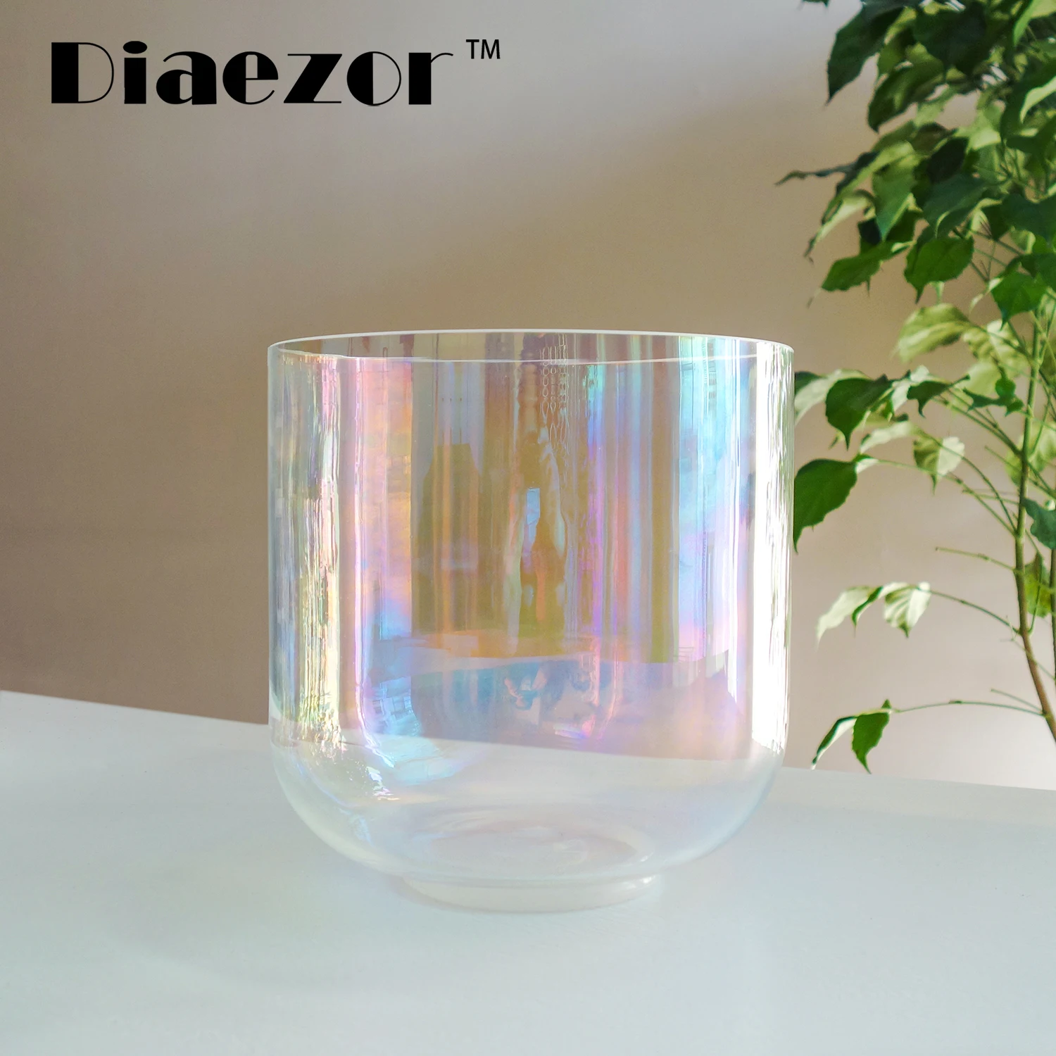 Diaezor 6 Inch 440Hz ali 432Hz Jasno Čakro, Alchemy čarobno Kozmične svetlobe Quartz Crystal Petje Skledo za Zdravljenje Sveto Meditacija